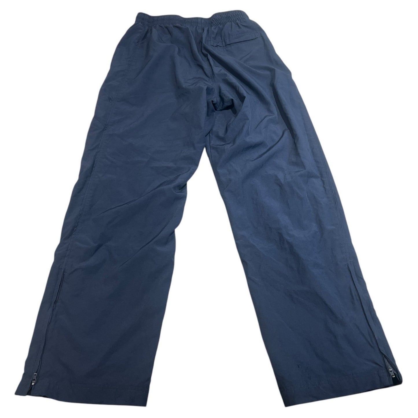 Vintage Nike Track Pants Mens Medium Windbreaker Sweatpants Blue Mesh Lined