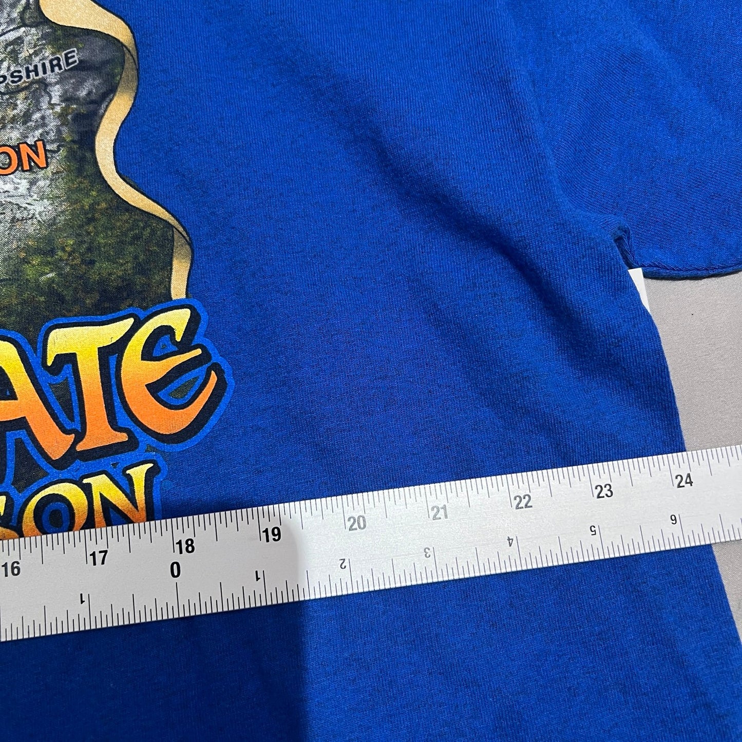 Harley Davidson Lebanon Shirt Mens 2XL XXL Granite State Blue Short Sleeve