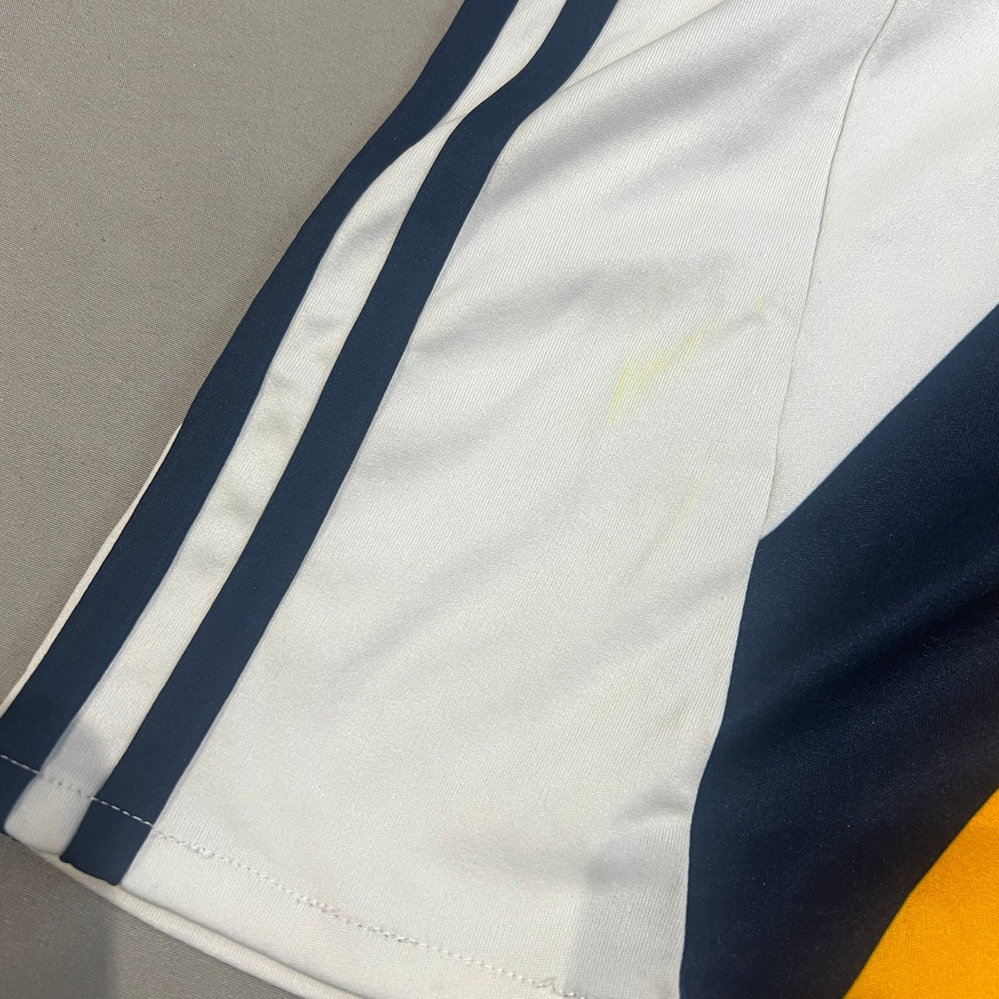 Adidas LA Galaxy Soccer Club Jersey Mens Medium Climacool Short Sleeve White