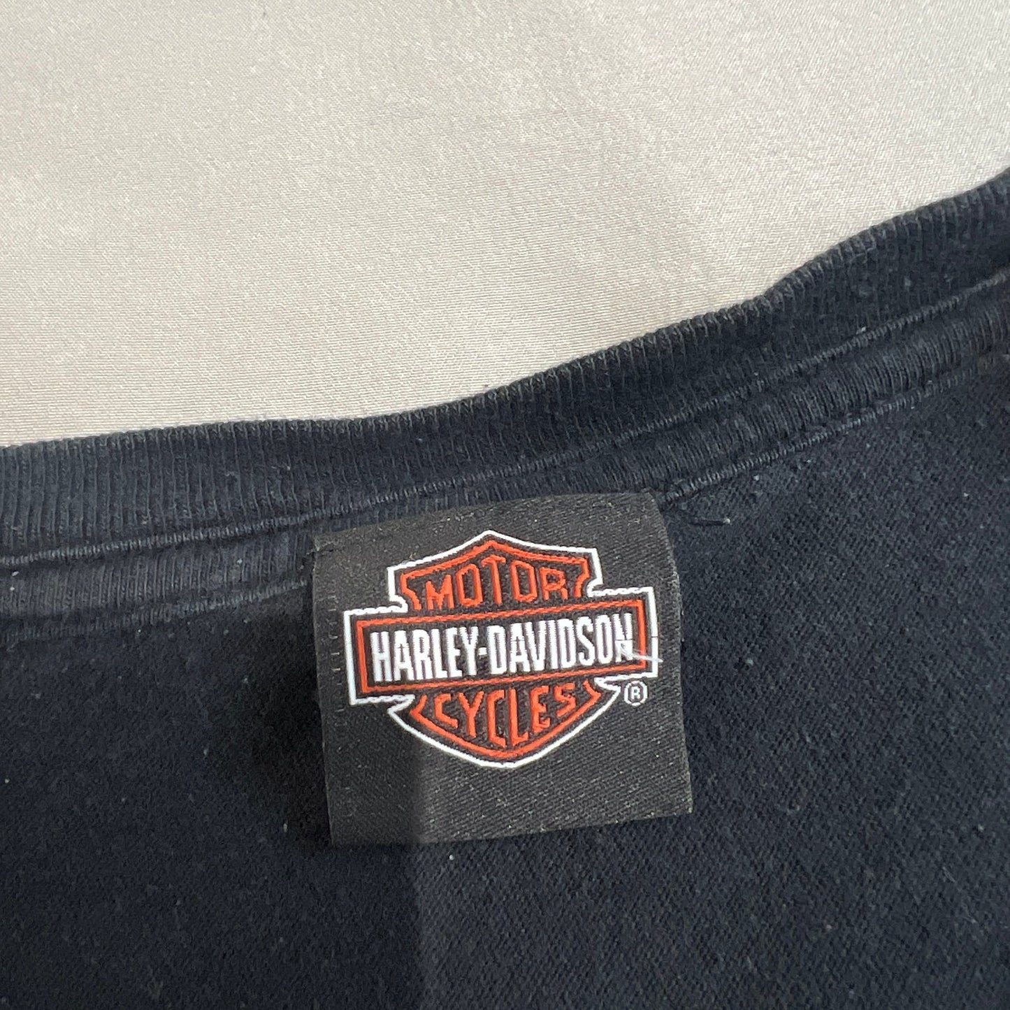 Harley Davidson Jamaica Shirt Mens 2XL XXL Black Short Sleeve Motorcycle Graphic
