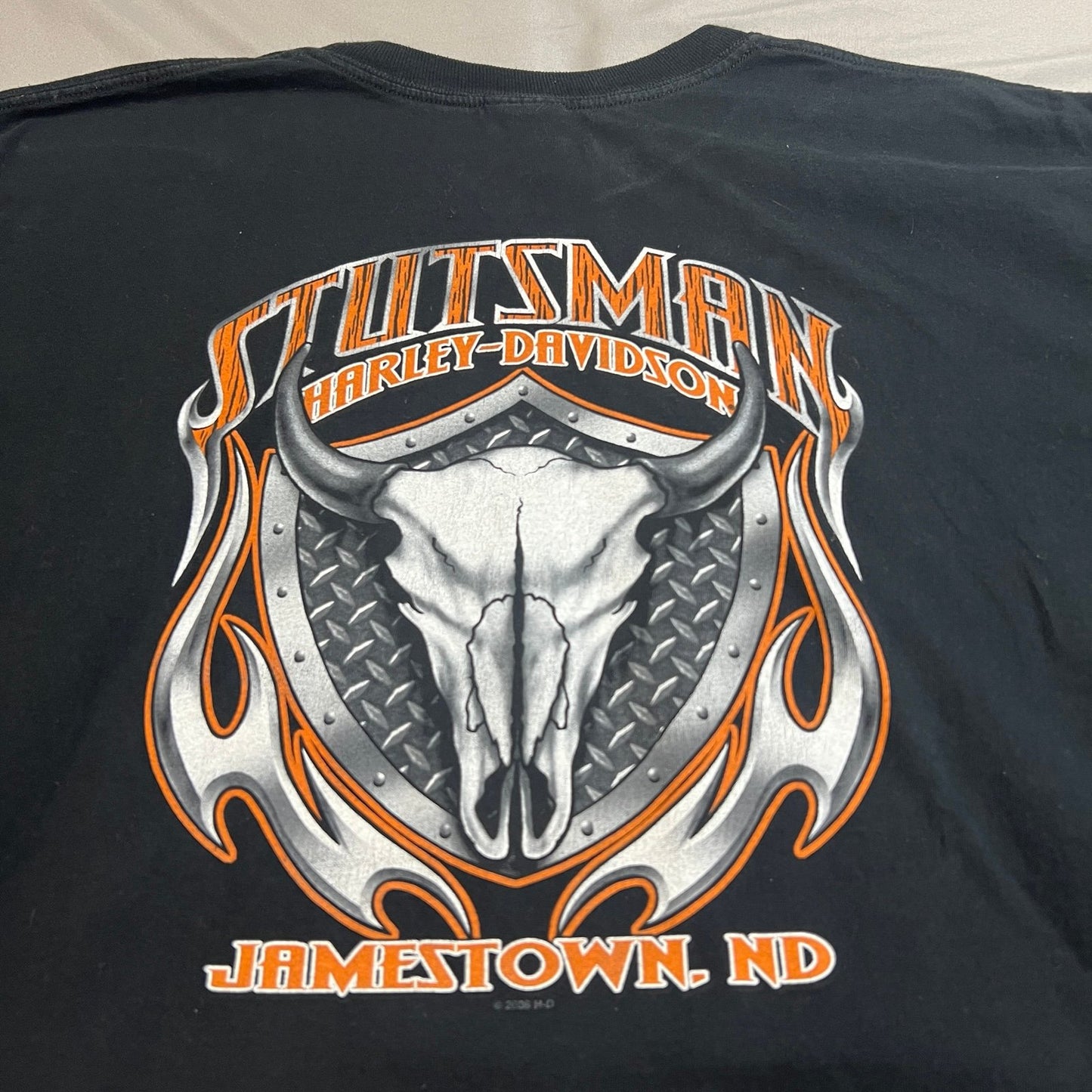 Harley Davidson Work Sucks Lets Ride Clown Shirt Mens XXL 2XL Black Jamestown