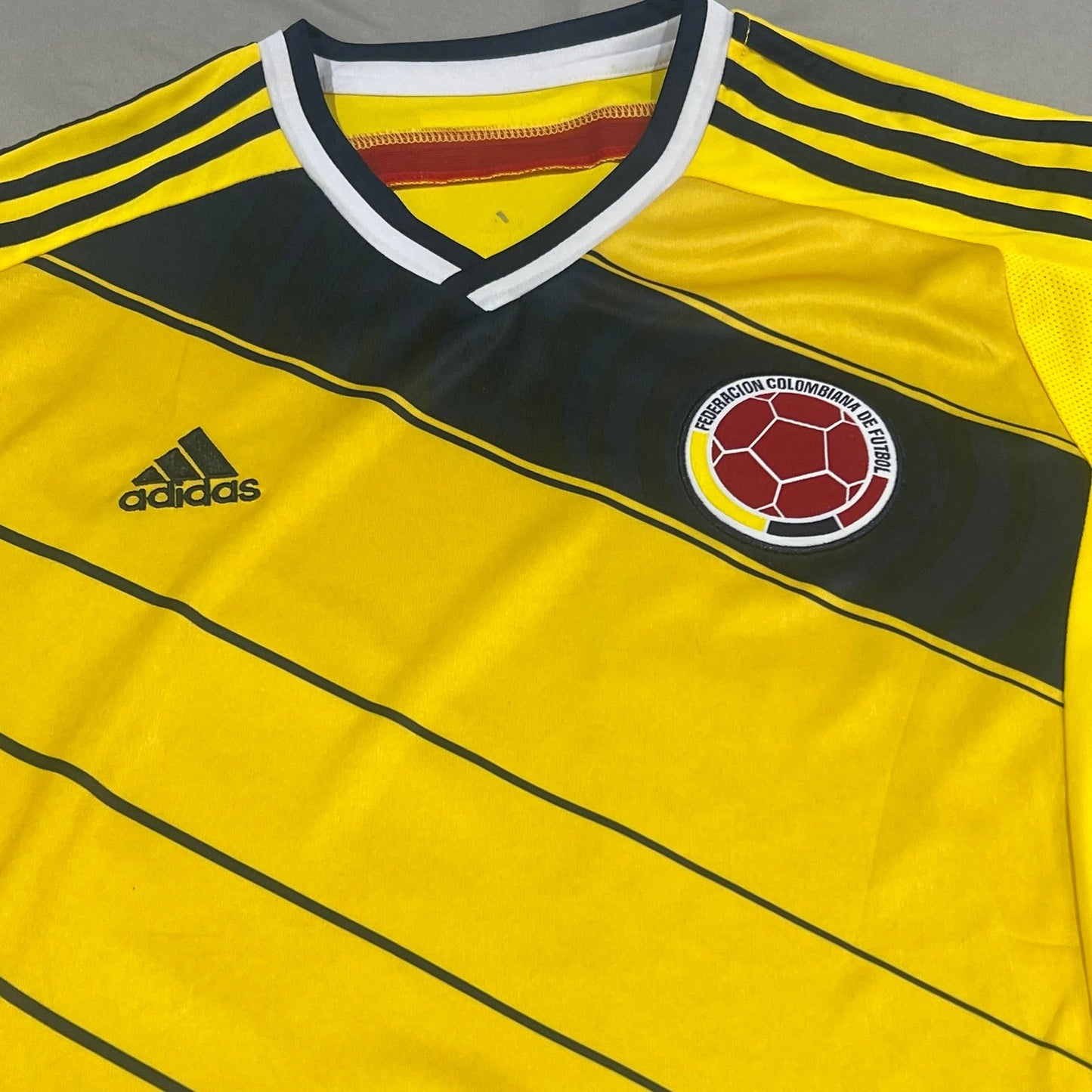 Adidas National Team Soccer Jersey 2014-2015 Home World Cup Mens Small Yellow