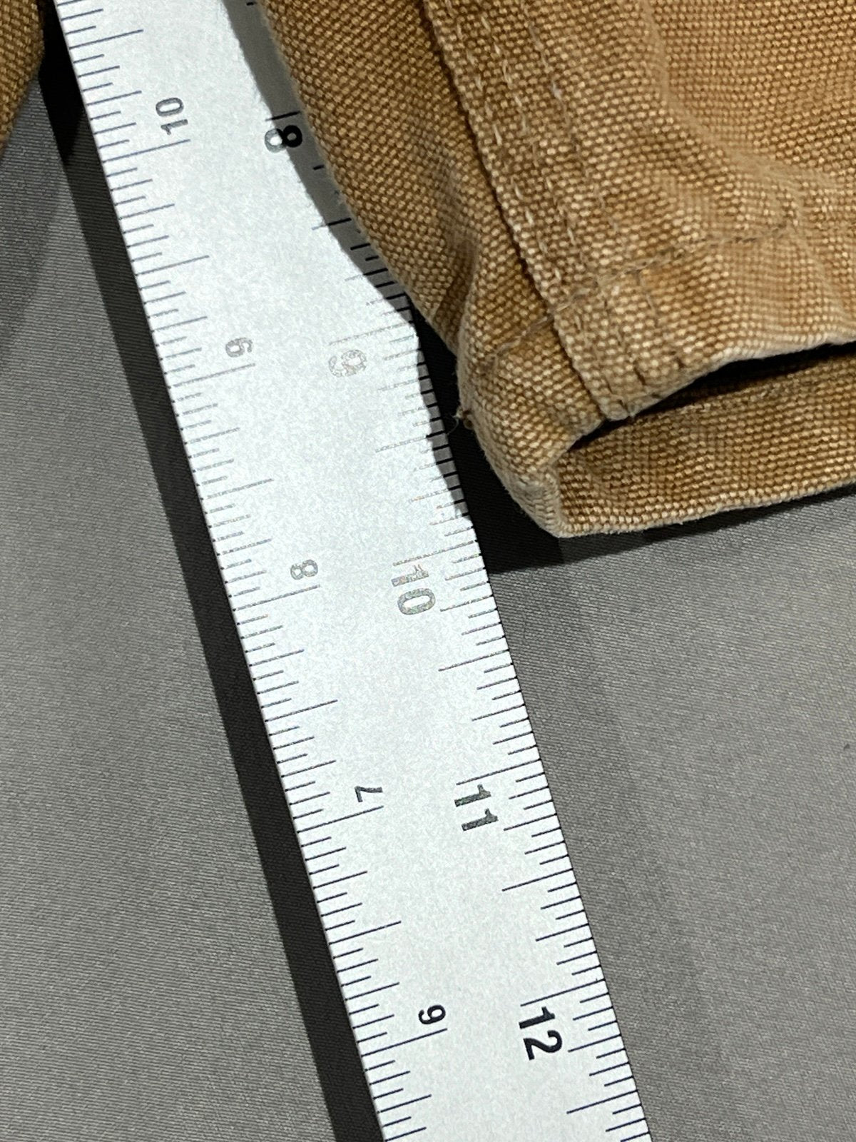Carhartt Cargo Carpenter Shorts Mens 40 B81 BRN Duck Workwear Tan Brown