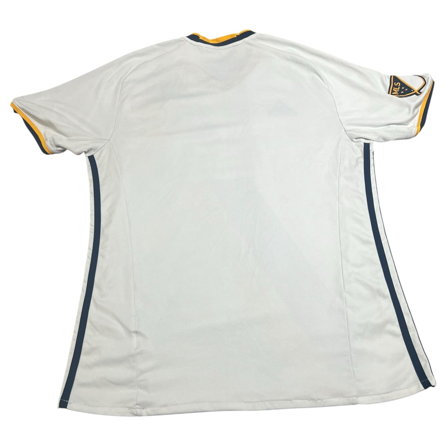 Adidas LA Galaxy Soccer Club Jersey Mens Medium Climacool Short Sleeve White