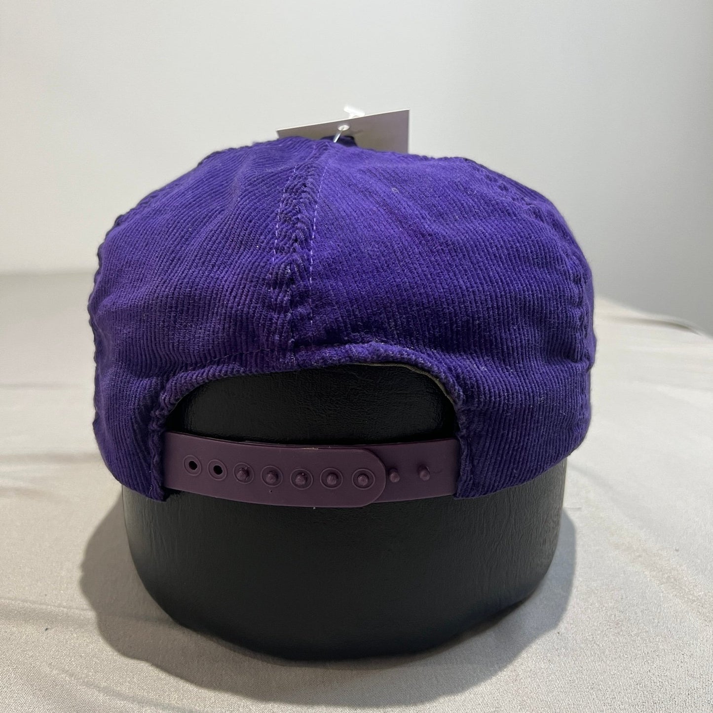 Williams College Corduroy Hat Adjustable Snapback Purple Cap Embroidered