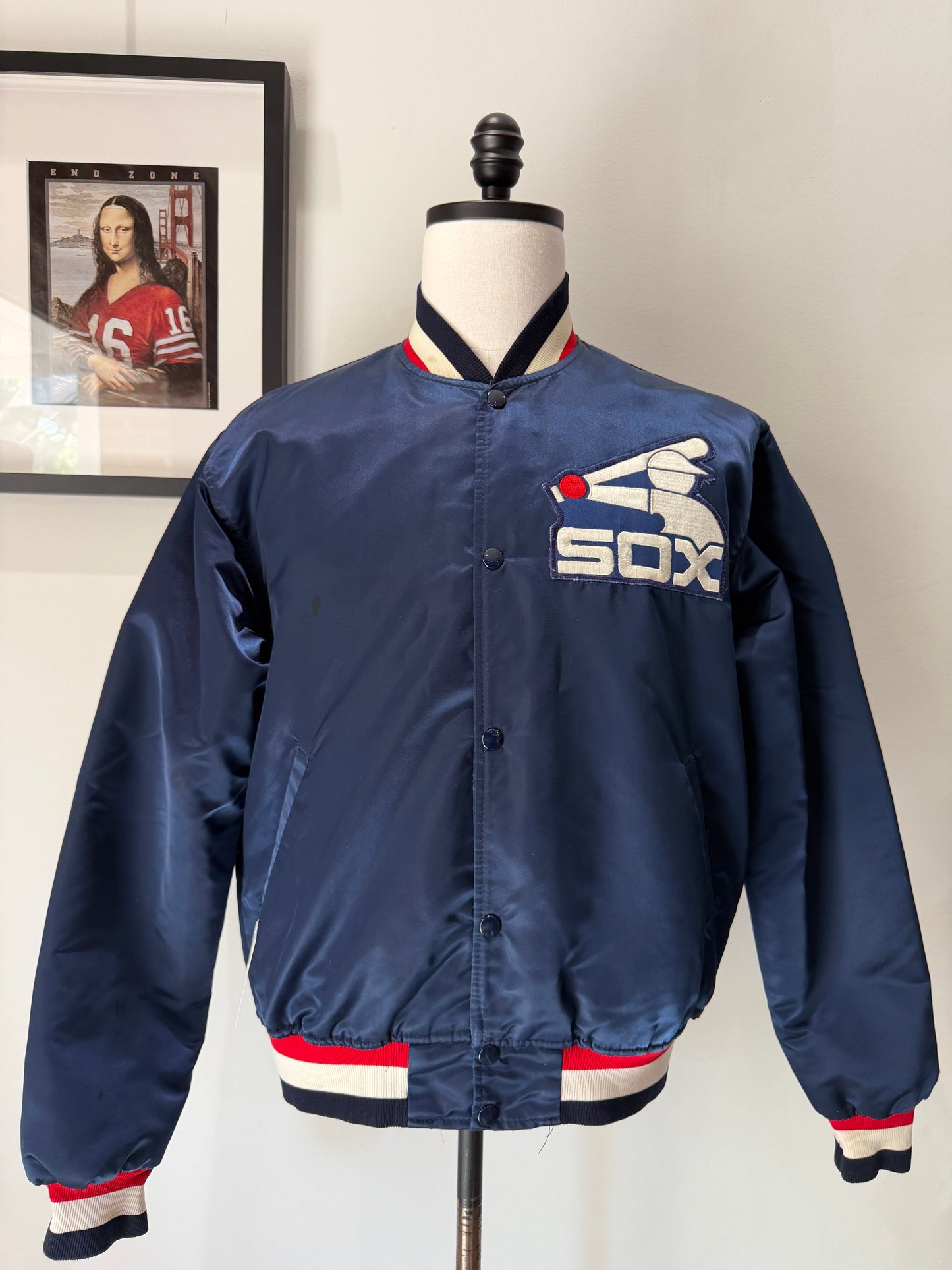 (Mens Large) 90s Chicago White Sox Starter Jacket