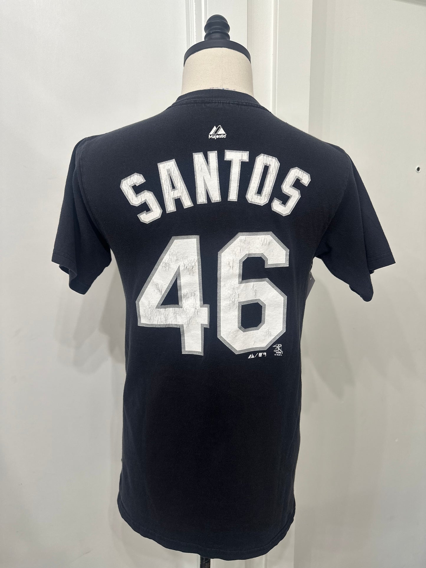 (Mens Medium) MLB Chicago White Sox 'Sergio Santos' Shirt 007