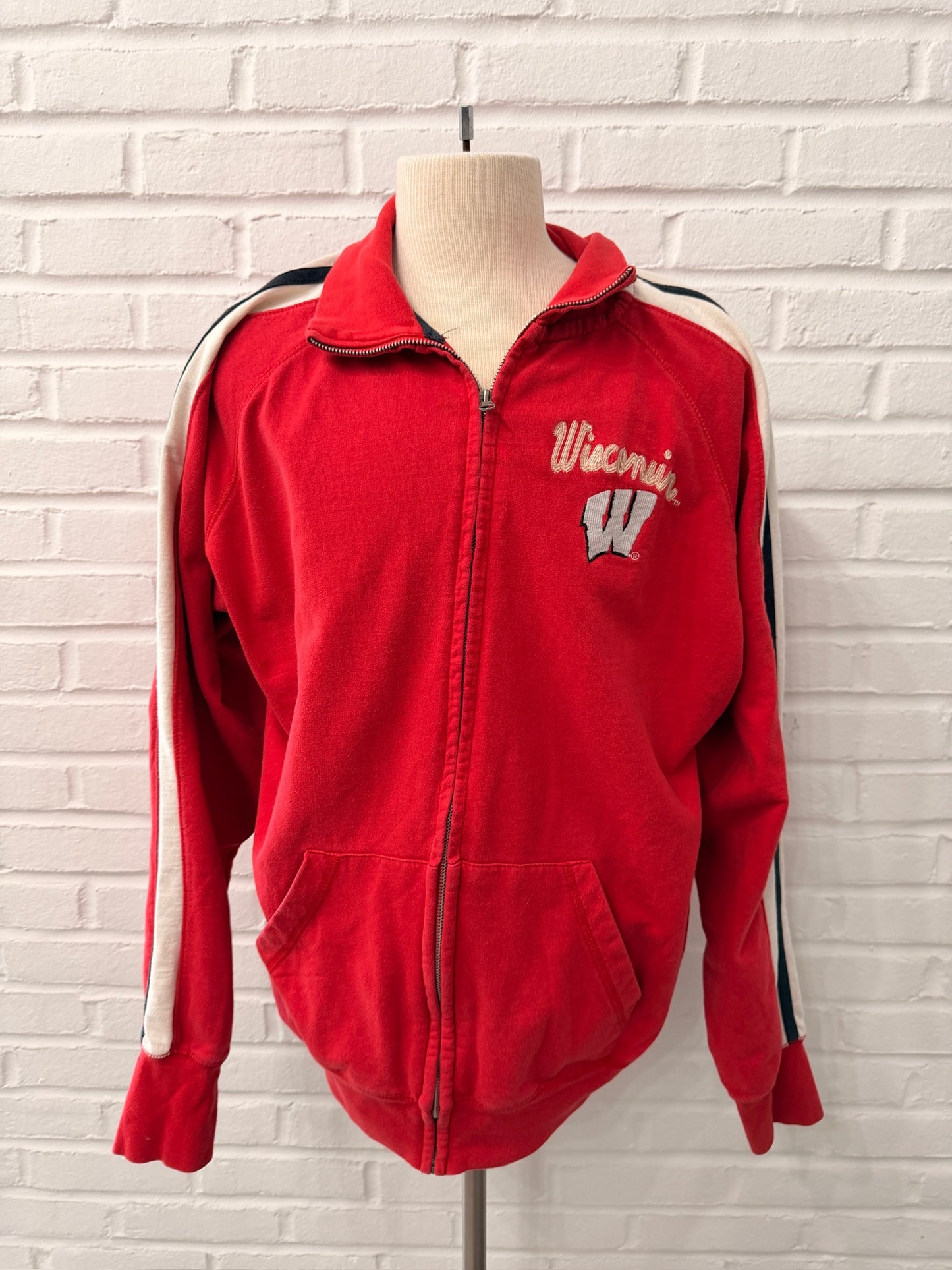 (Mens XL) Wisconsin Full Zip Sweater