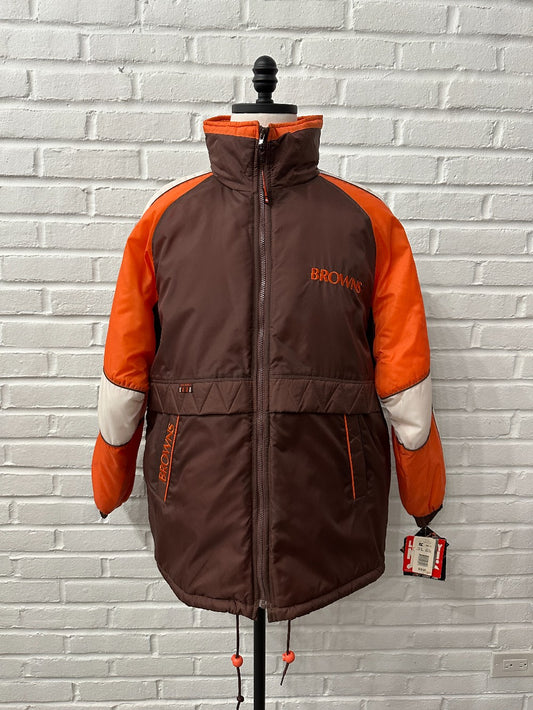 (Mens M) Vintage 90s NFL Game Day Cleveland Browns Jacket|898