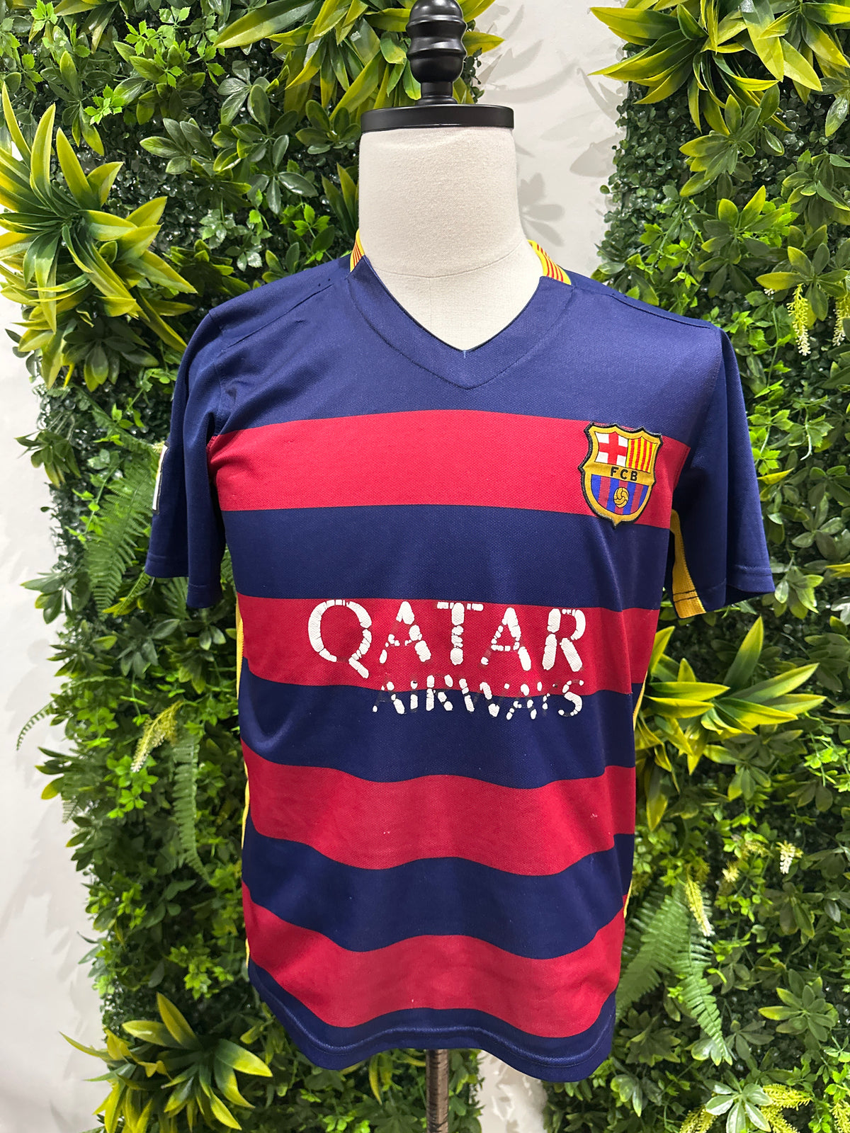 (Mens Small) FC Barcelona Custom Jersey