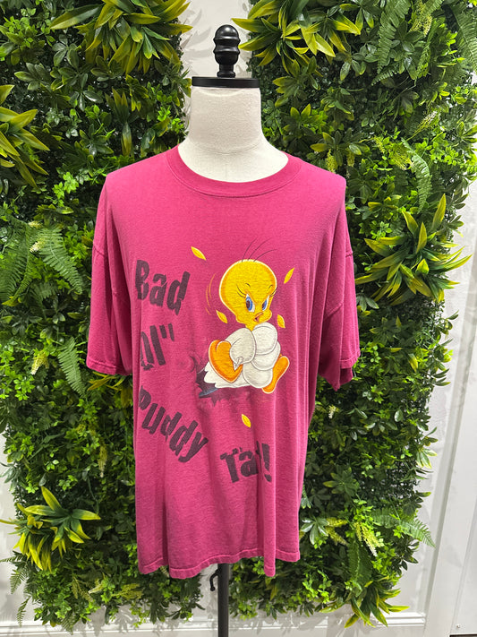 (Mens 2X) Looney Tunes Tweety Bird Shirt 007