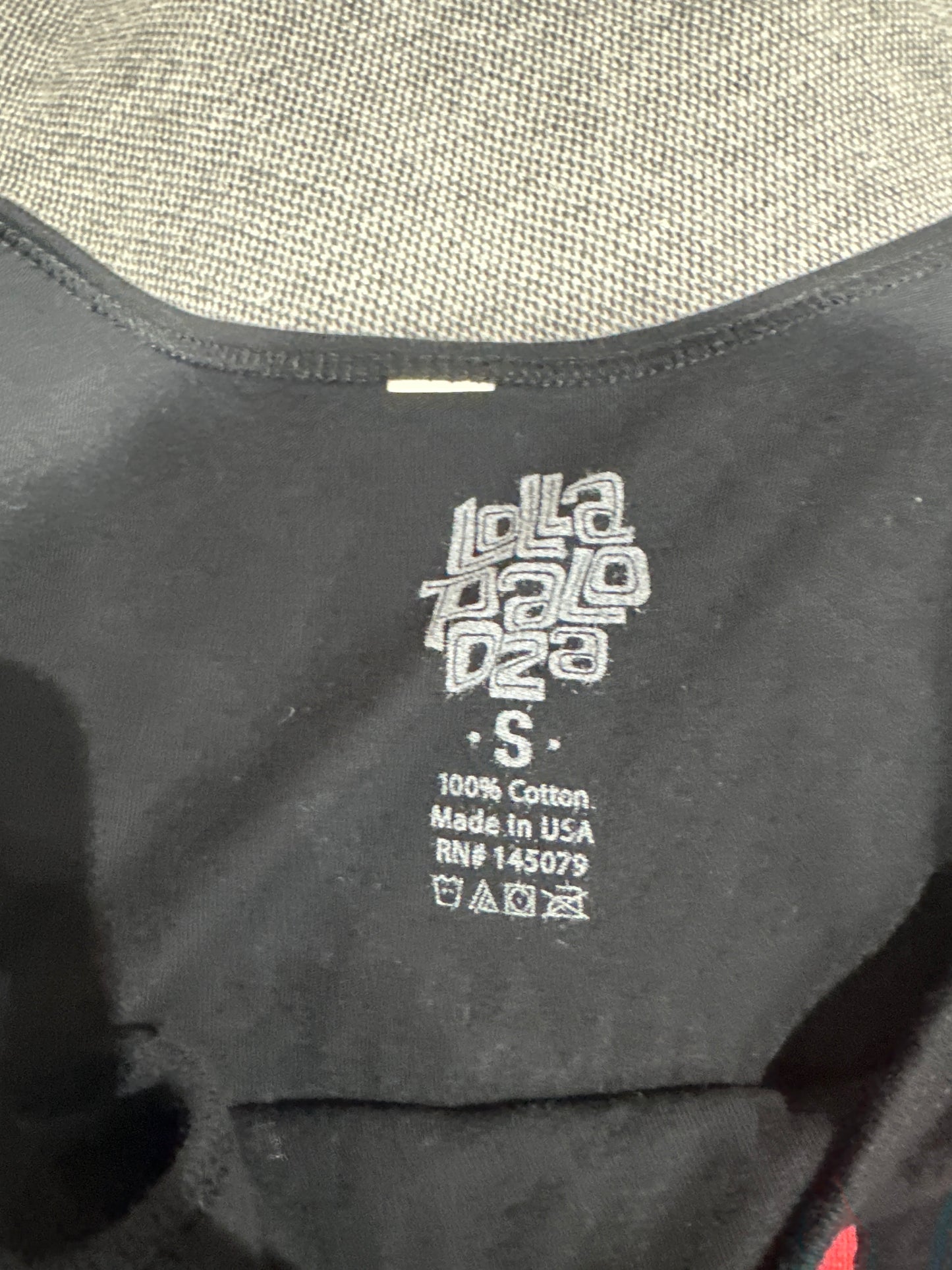 (Womens Small) Lollapalooza Black Tank-Top 007