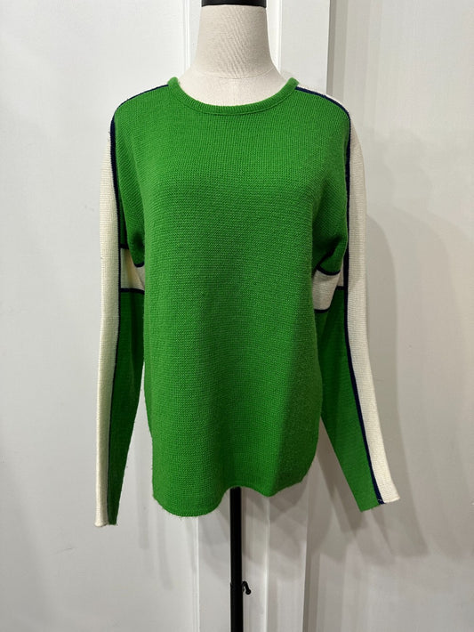(Womens Medium) JC Penny Green Knit Sweater|2838