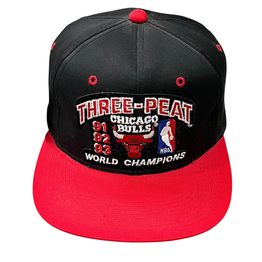 91-93 Three Peat Chicago Bulls Snapback Hat