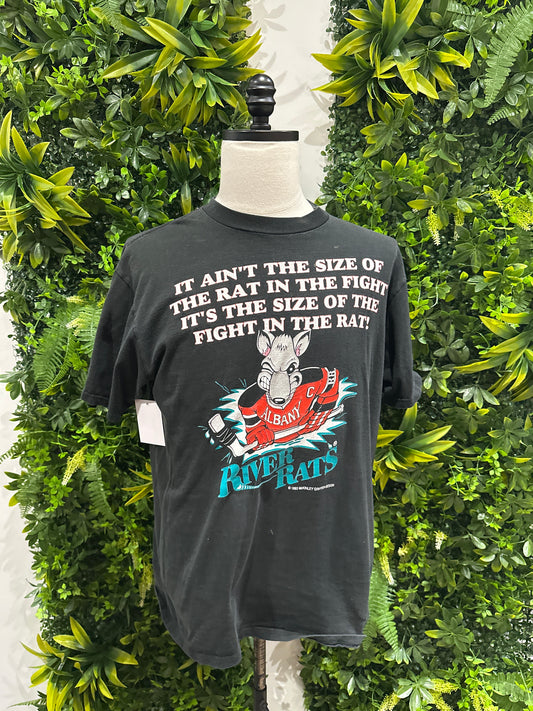 (Mens Large) 90s Albany River Rats Hockey Shirt 007