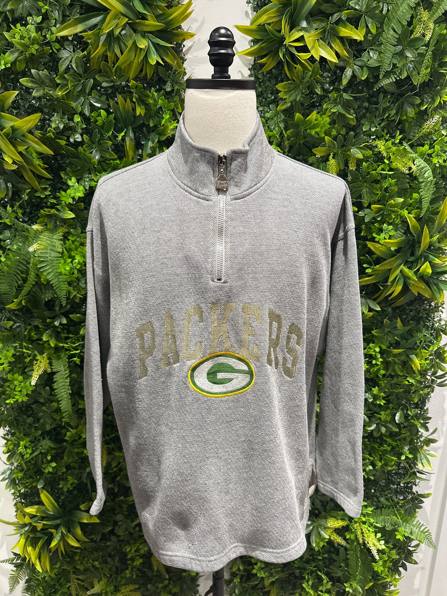 (Mens Large) Green Bay Packers Quarter Zip
