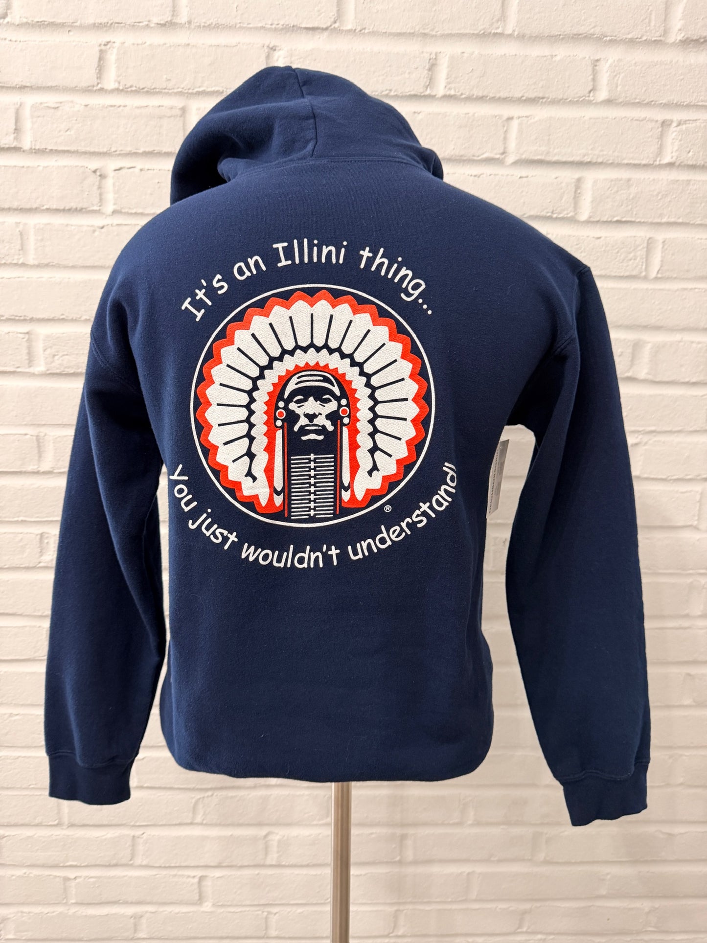 (Mens Small) Illinois Chief Hoodie