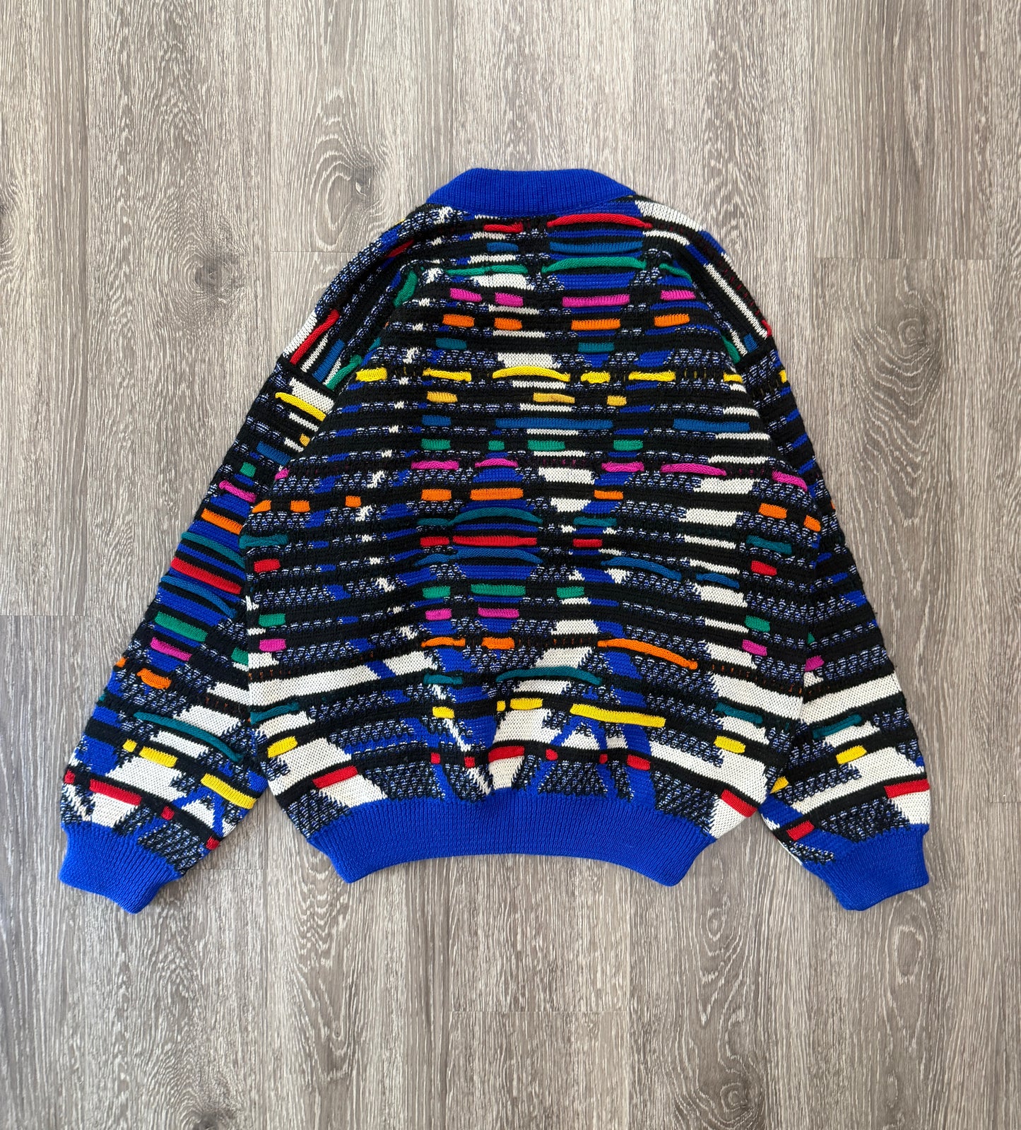 (Mens Large) 90s Coogi 3D Knit Sweater