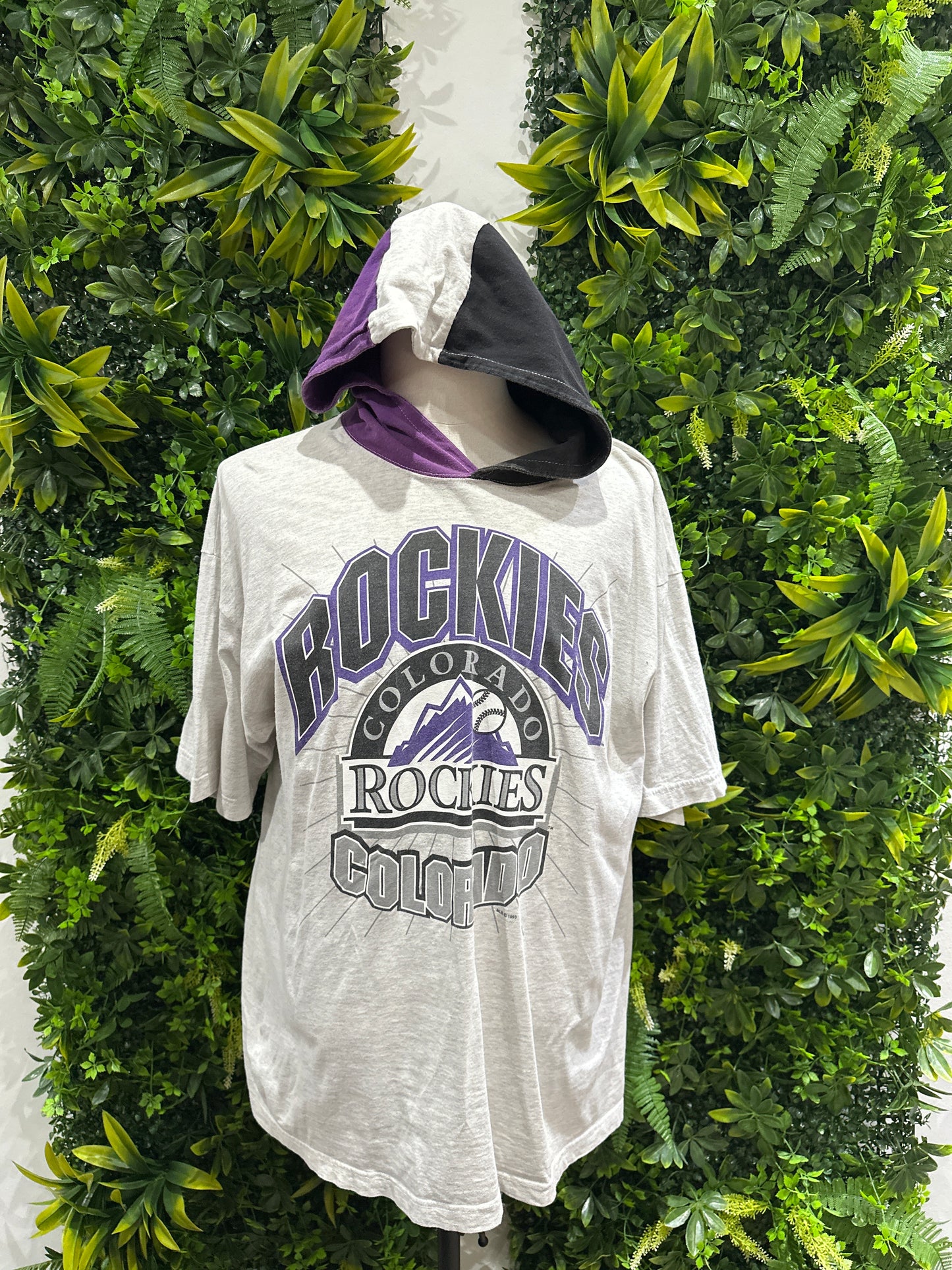 (Mens XL) 90s Colorado Rockies Shirt Hoodie 007