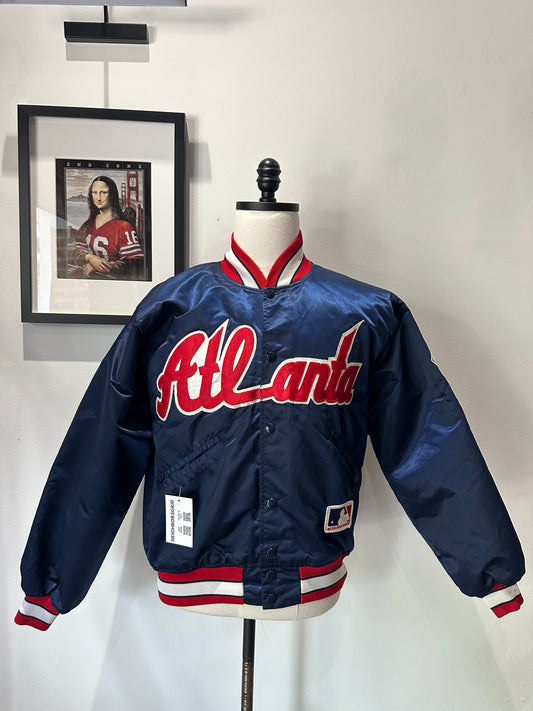 (Mens Medium) 90s Atlanta Braves Bomber Jacket 007