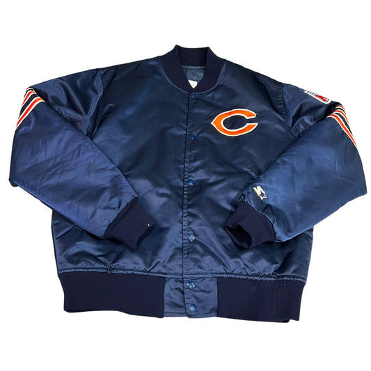 (Mens Medium) 90s Chicago Bears Satin Jacket