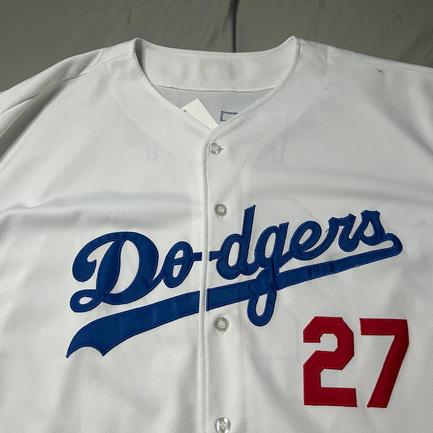 Matt Kemp LA Dodgers Jersey Mens 56 Majestic MLB #27 1st World Championship