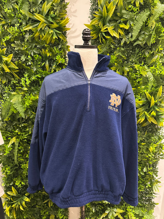 (Mens XL) Norte Dame Quarter ZIp