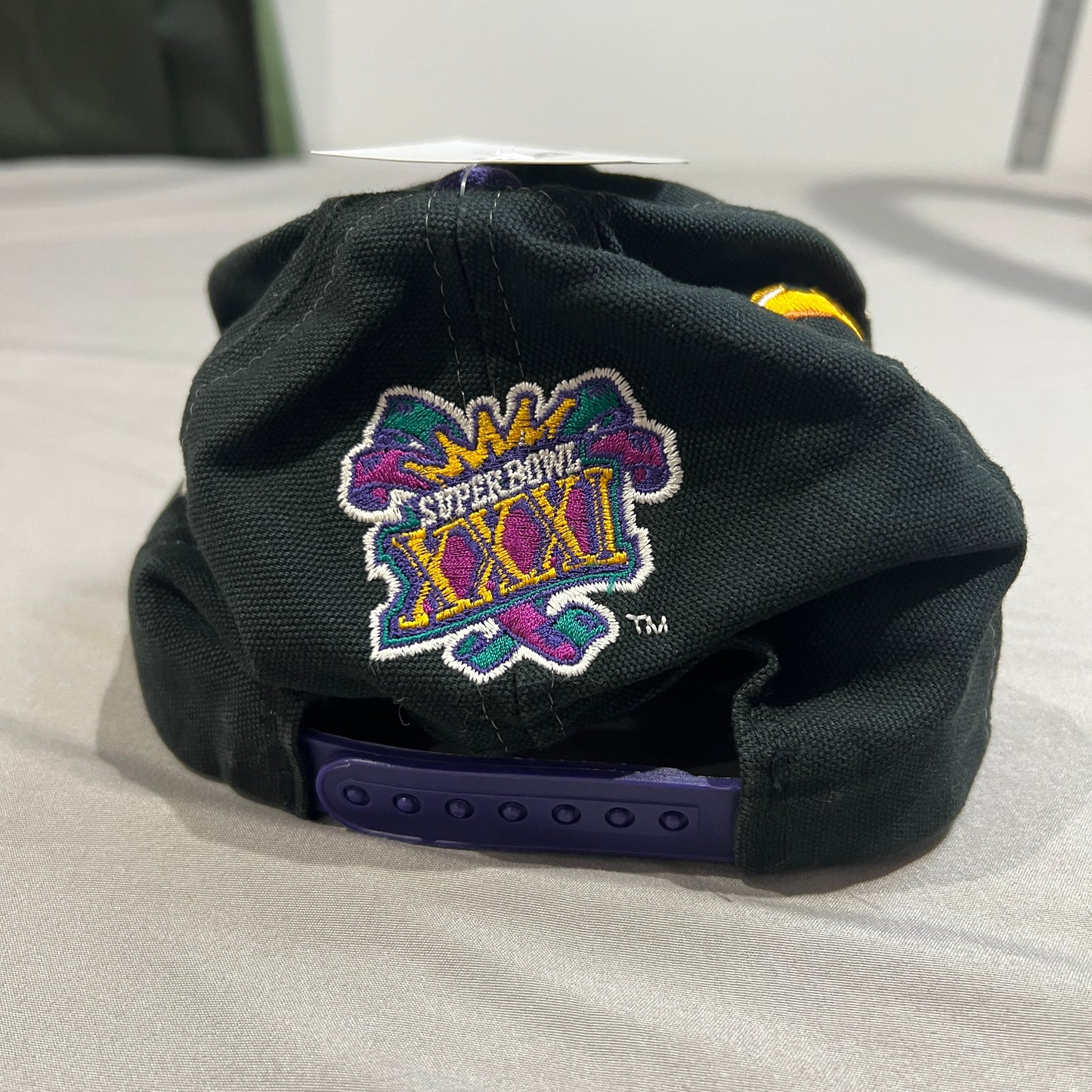 Vintage Green Bay Packers Snapback Hat Logo Athletic Super Bowl XXXI