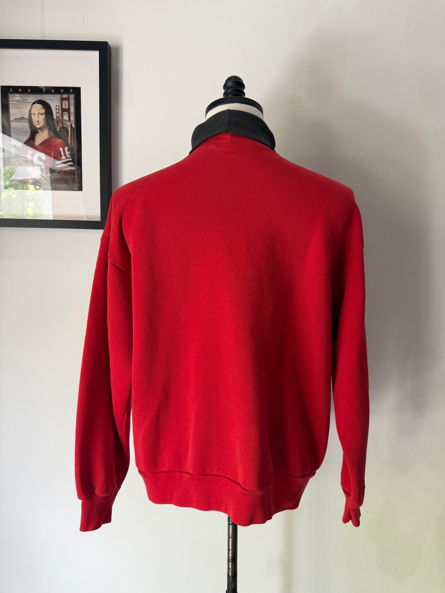 (Mens XL) 90s Chicago Blackhawks Turtle Neck Sweater