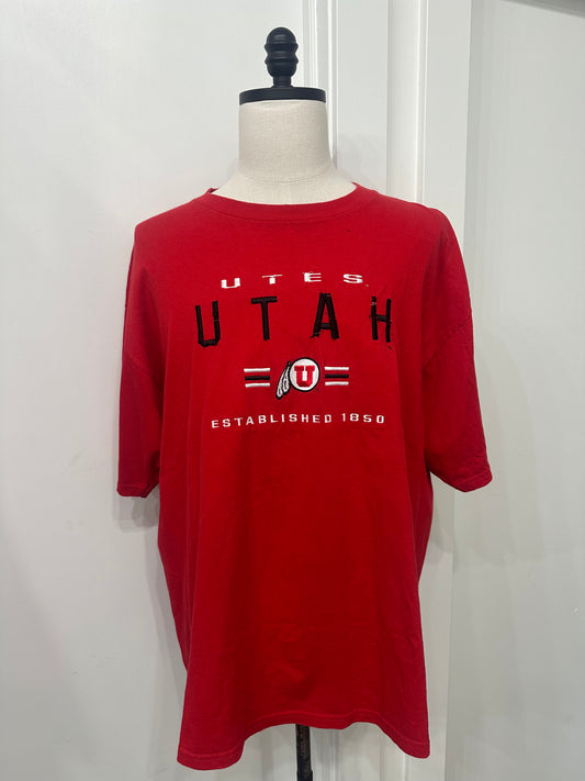 (Mens 2X) 90s The University of Utah Shirt 007