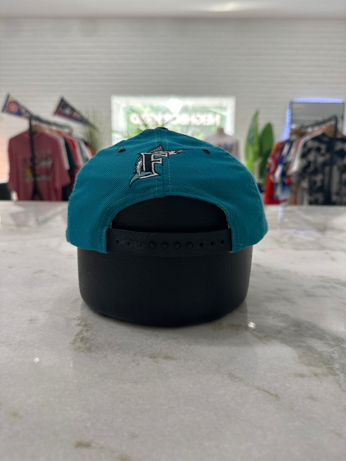 (Adult) Flordia Marlins Script Hat