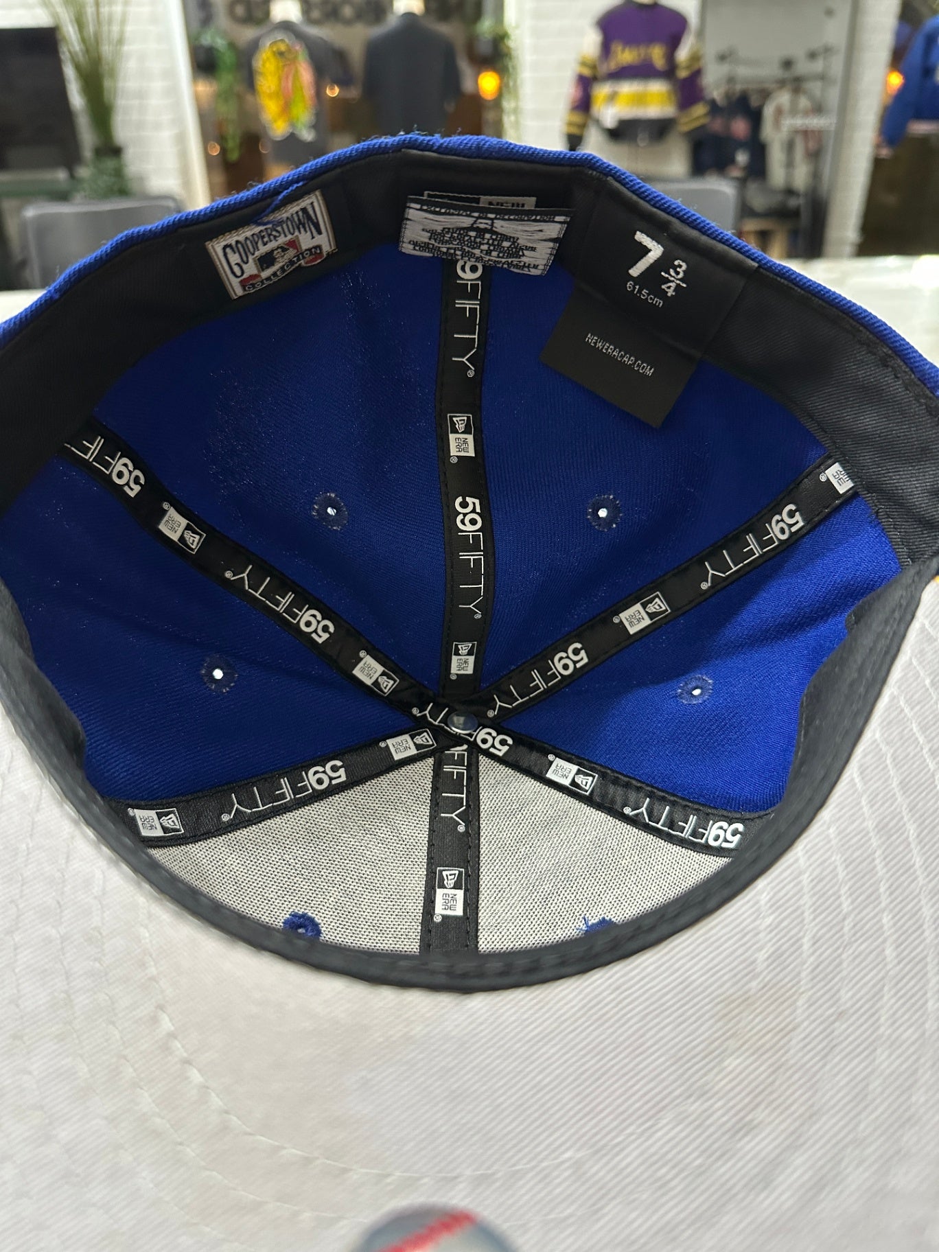 New Era Hat Blue and Yellow