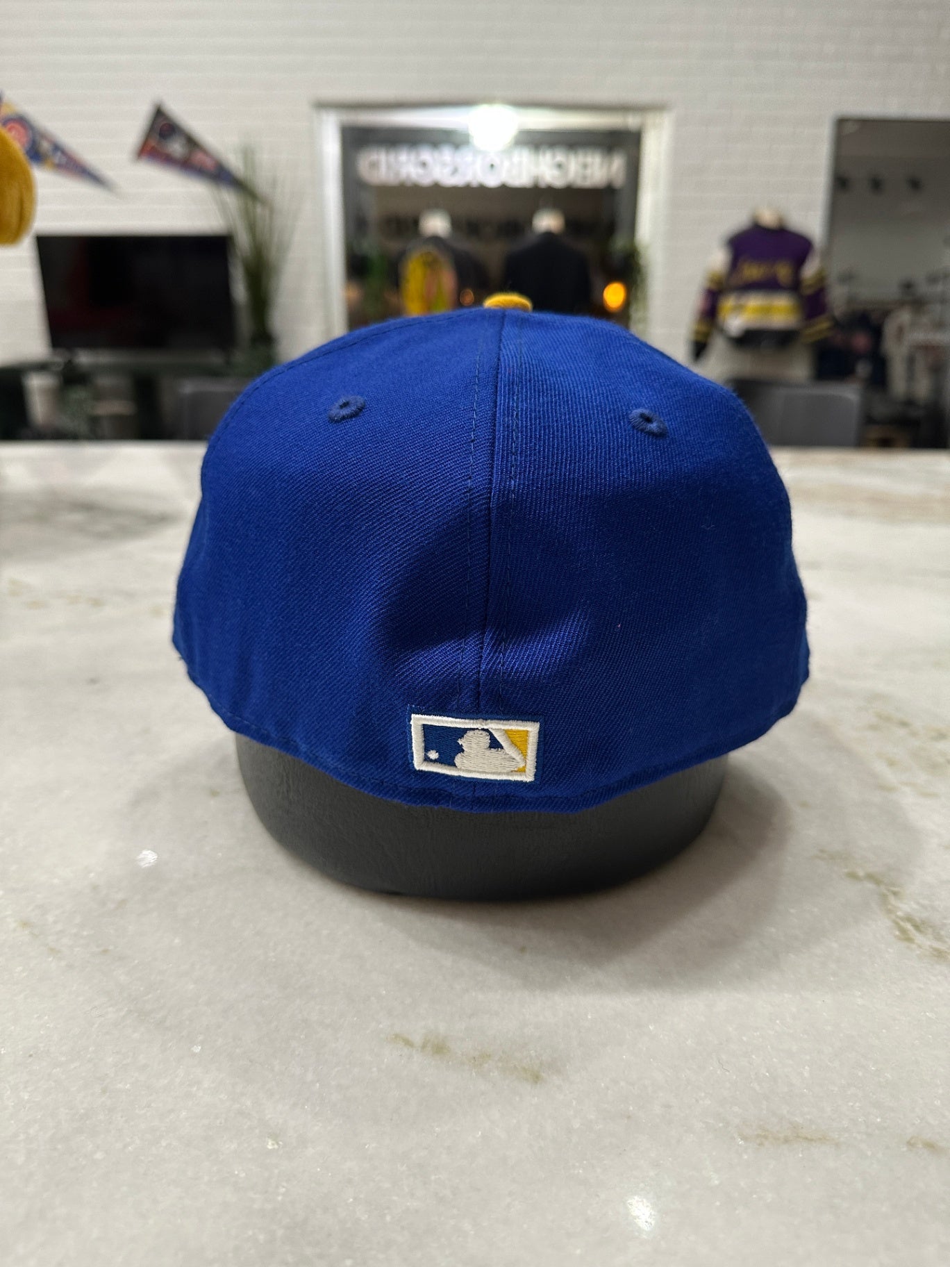 New Era Hat Blue and Yellow