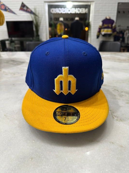 New Era Hat Blue and Yellow