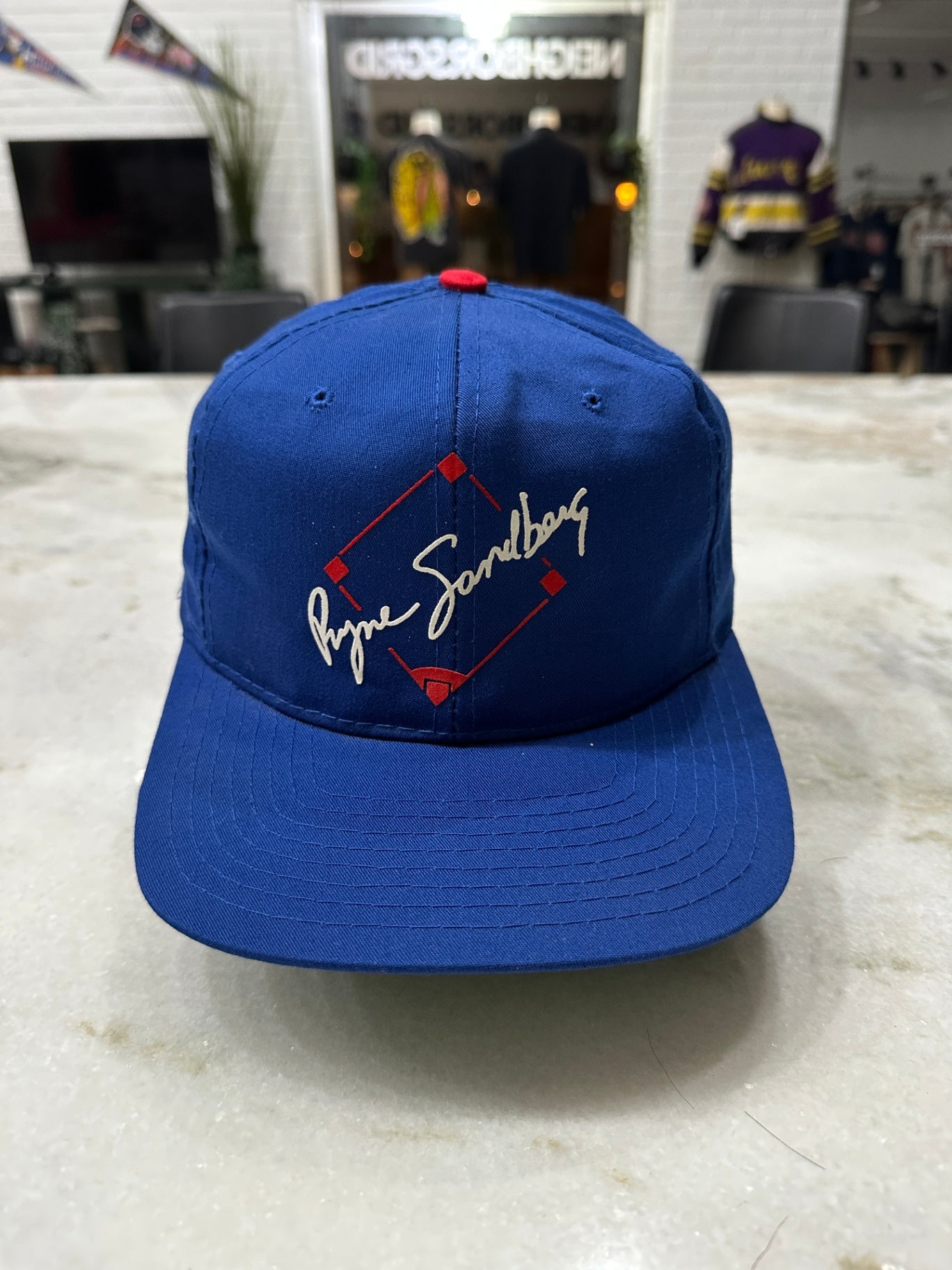 Ryne Sandberg Hat Blue