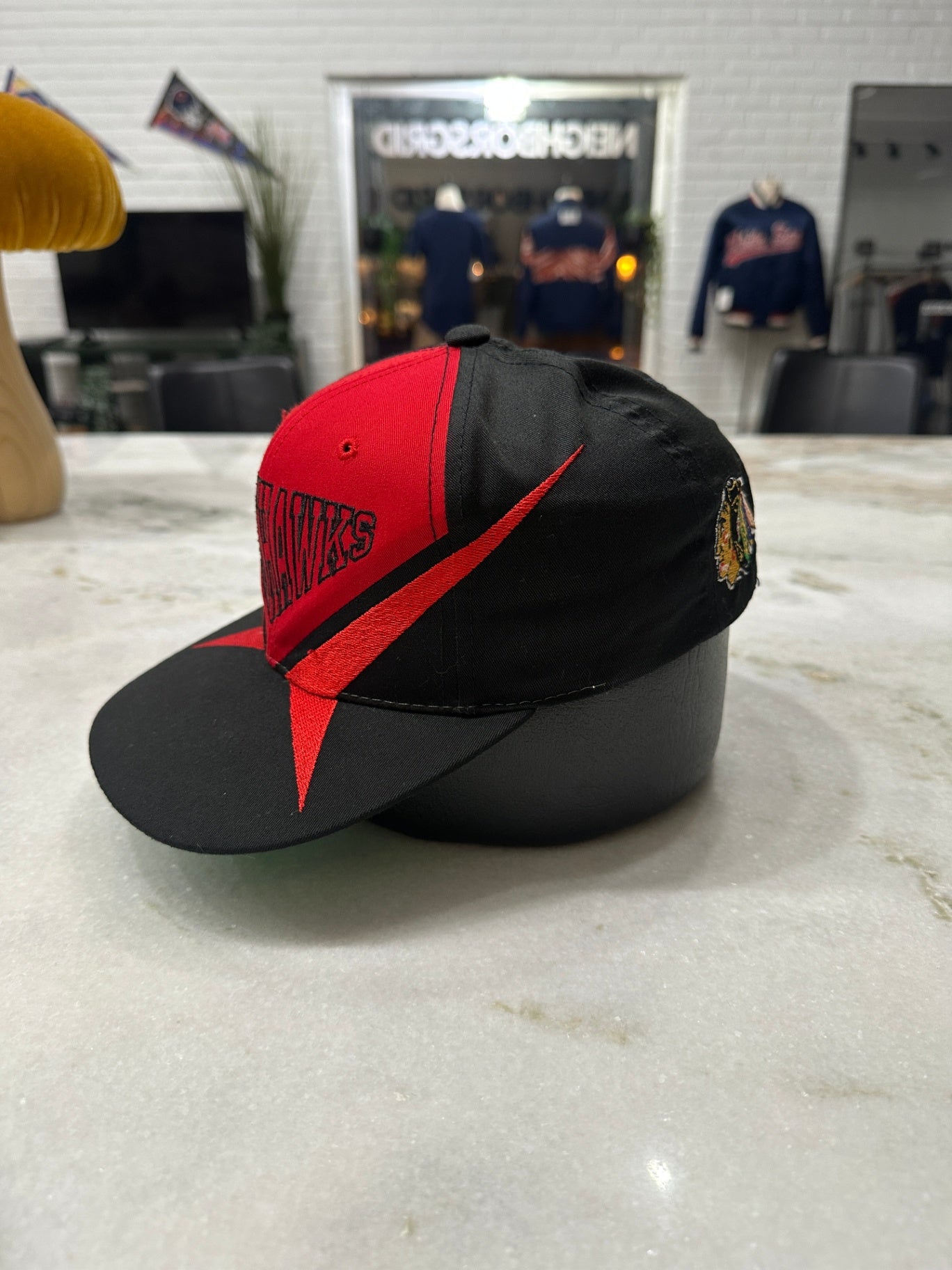 Hat Red and Black