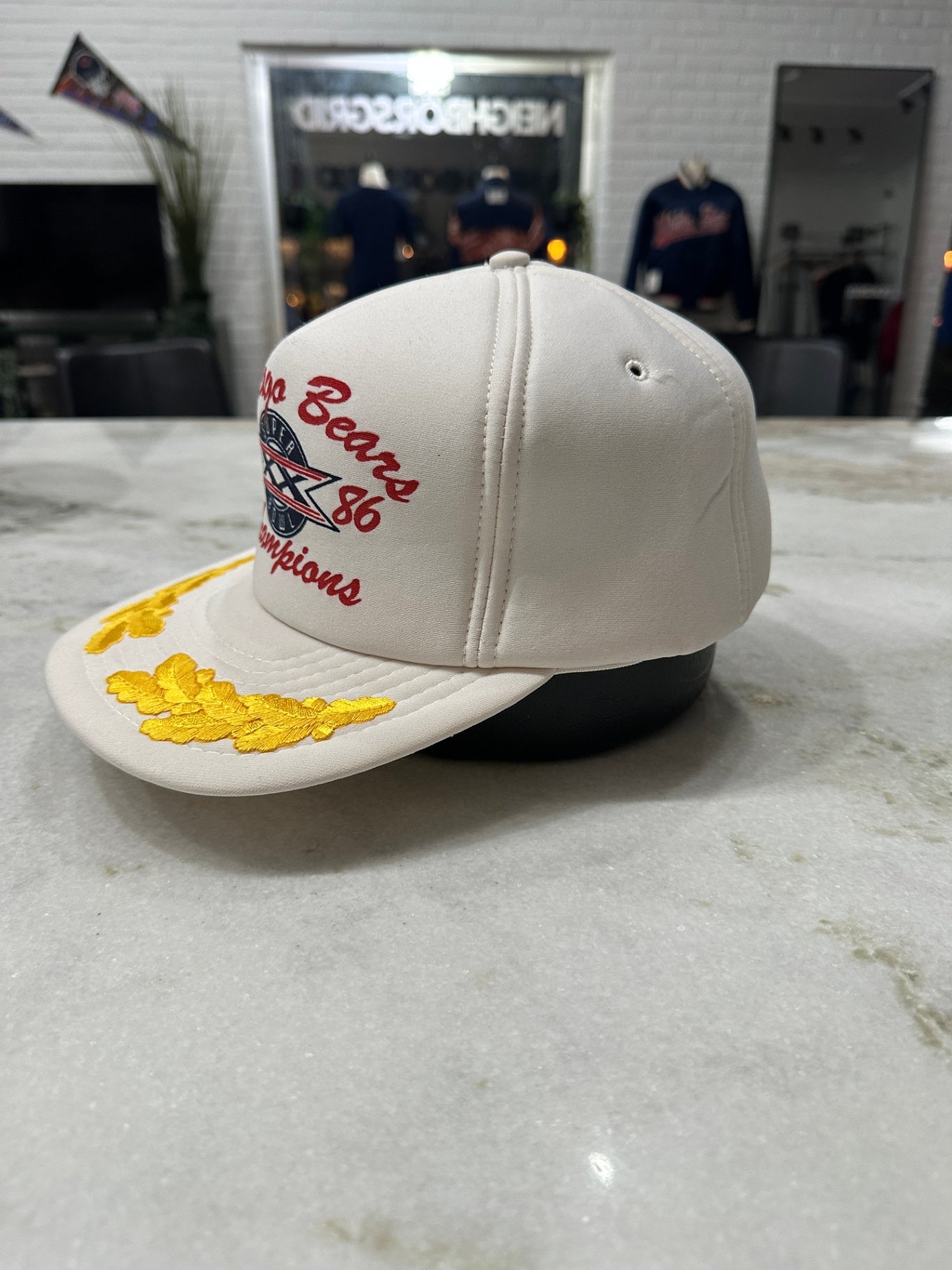 Chicago Bears Hat Gray and Navy Blue