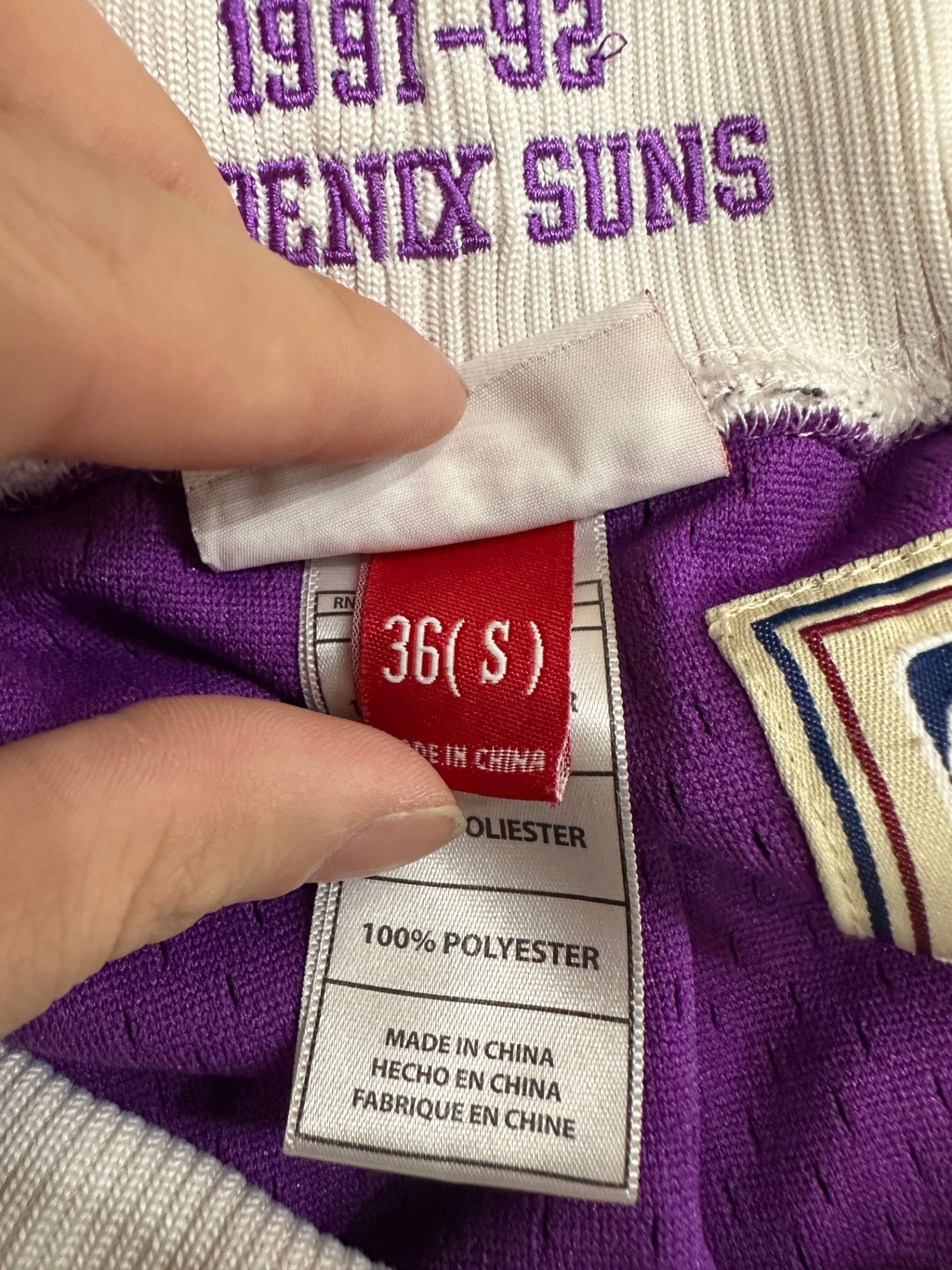 NBA Shorts Purple, Orange, White