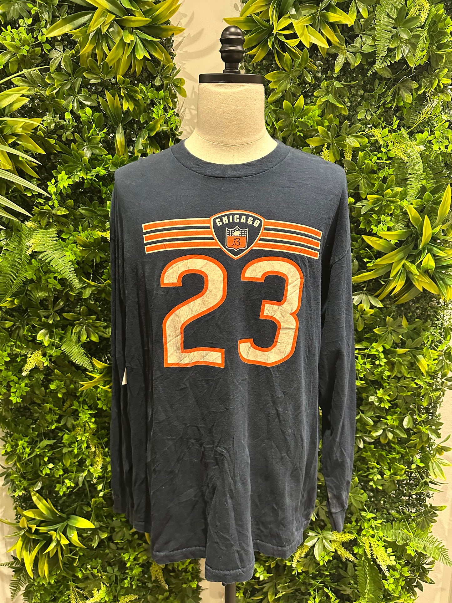 (Mens 2XL) Devin Hester Chicago Bears Long Sleeve Shirt 007