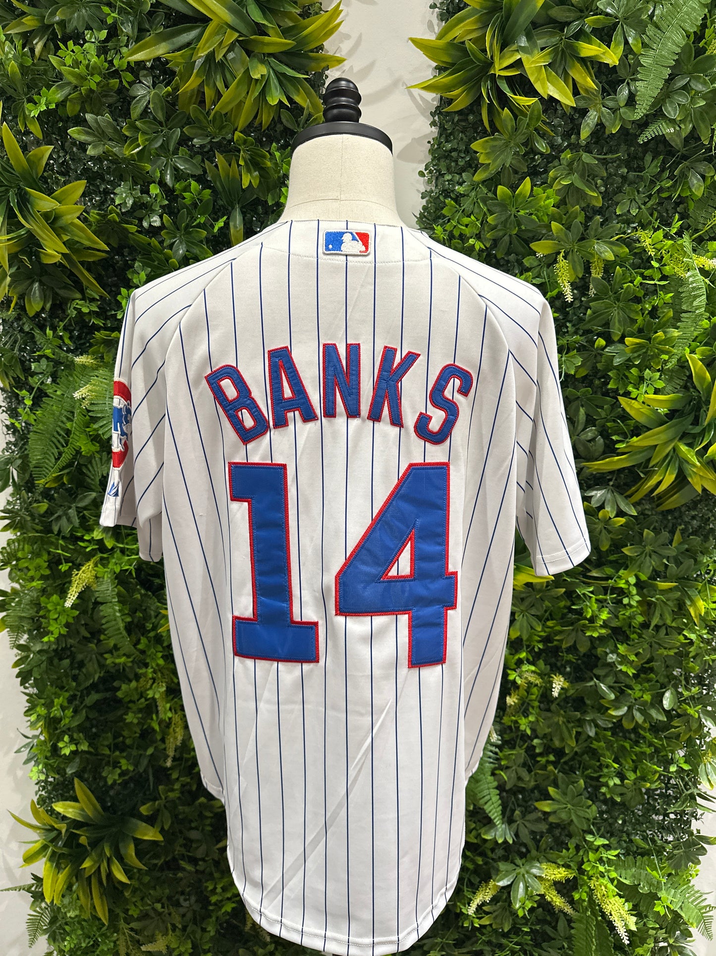 (Mens XL) MLB Chicago Cubs 'Ernie Banks' Jersey 007