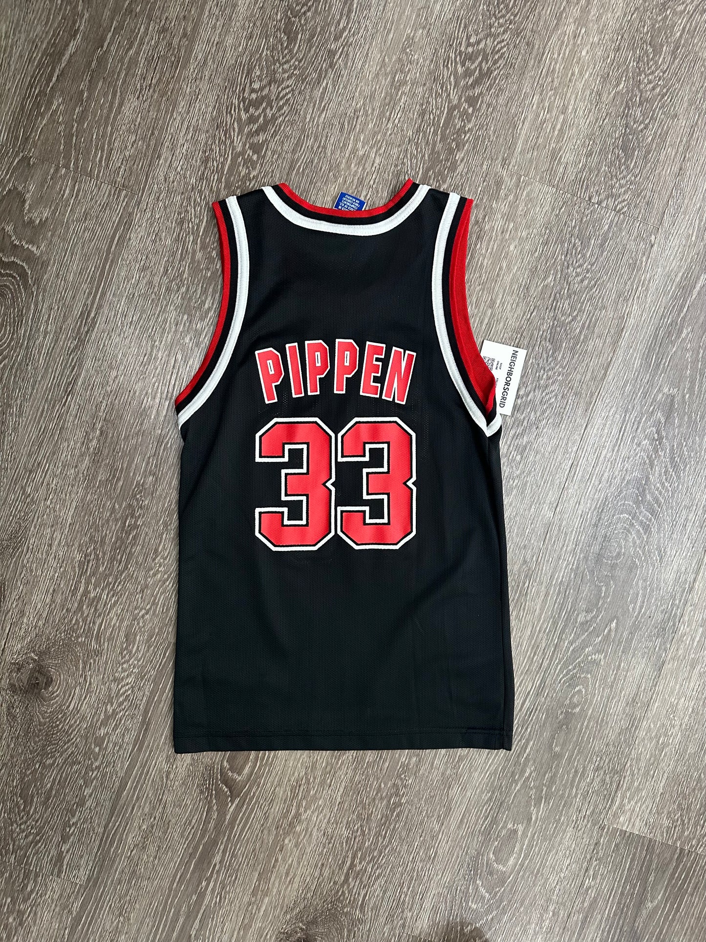 (Kids Medium) 90s Chicago Bulls 'Scottie Pippen' Jersey 007
