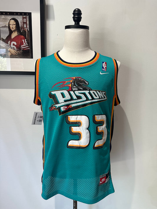 (Mens Small) NBA Detroit Pistons 'Grant Hill' Jersey 007