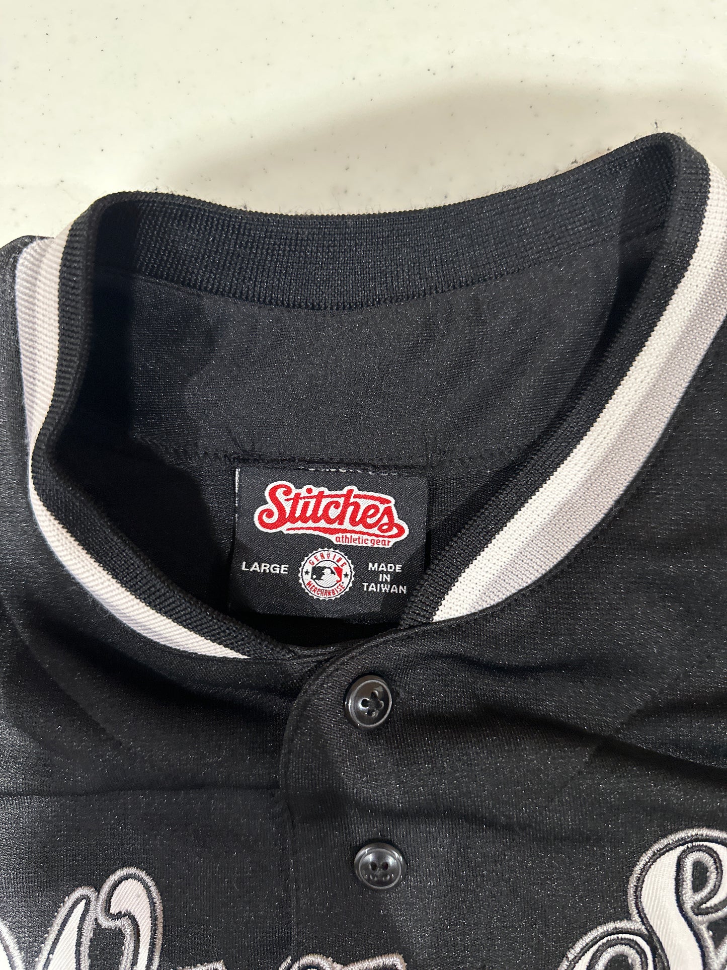 (Kids Large) MLB Chicago White Sox Black Jersey 007
