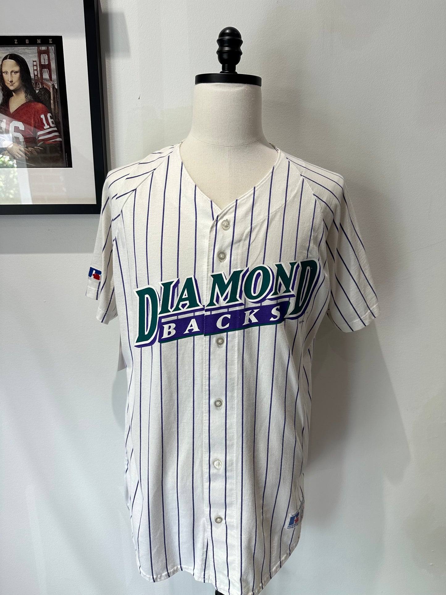 (Mens Large) 90s Arizona Diamond Backs Jersey 007