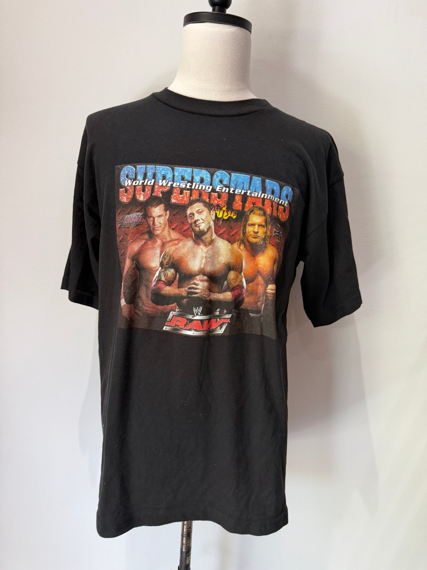 (Mens Large) 2000's Superstar WWE T-Shirt (Bootleg)