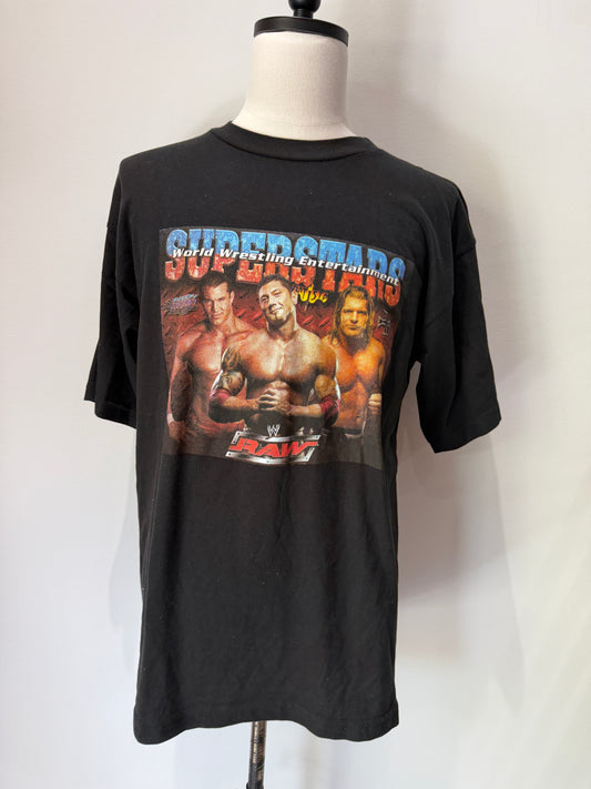 (Mens Large) 2000's Superstar WWE T-Shirt (Bootleg)
