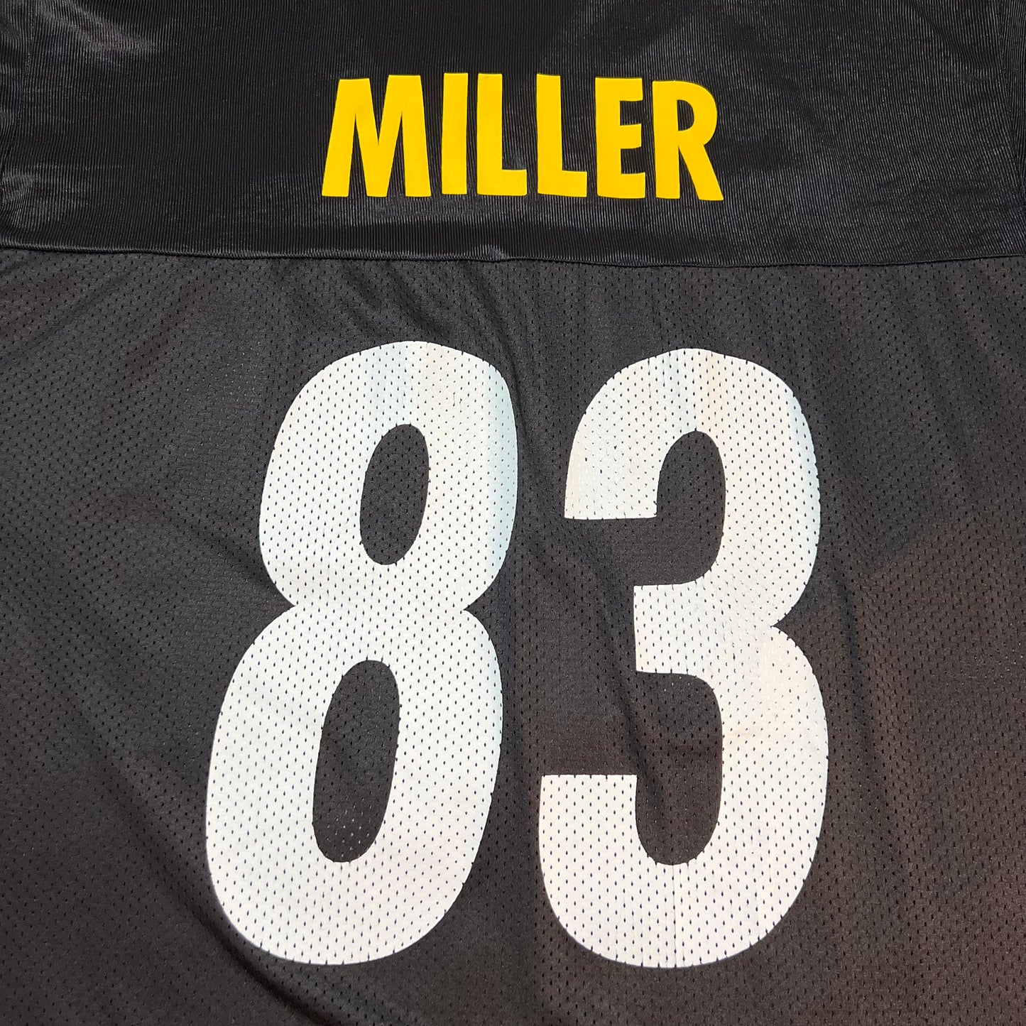 Earl Heath Miller Jr Jersey Pittsburgh Steelers Mens Medium #83 Reebok NFL