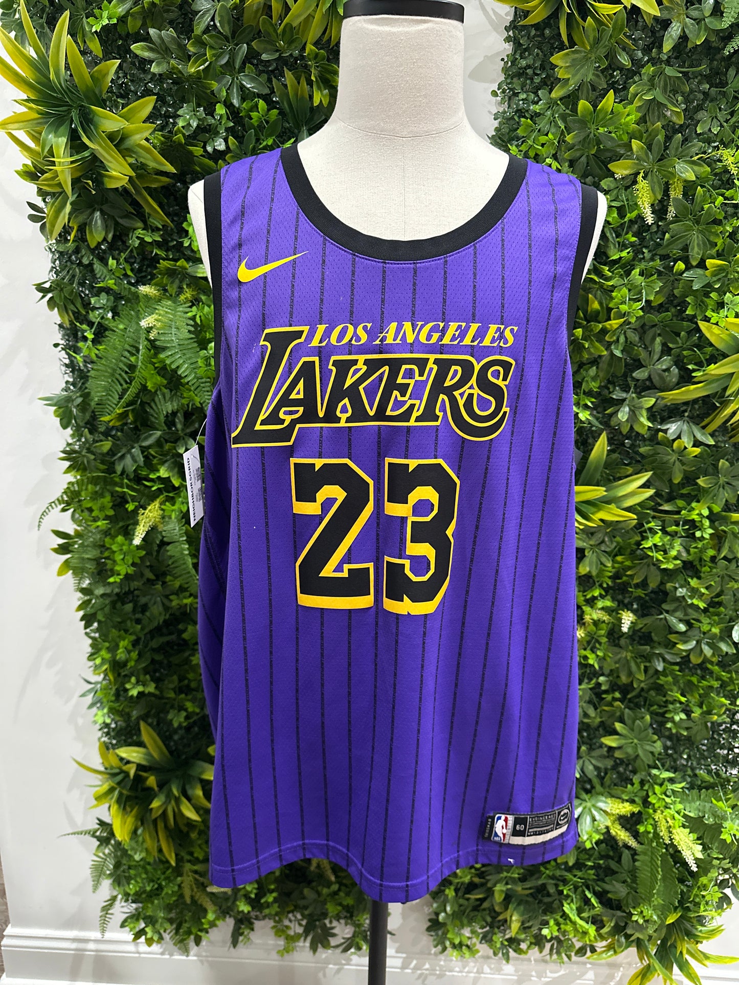 (Mens 3X) Nike L.A Lakers 'Lebron James' Jersey 007