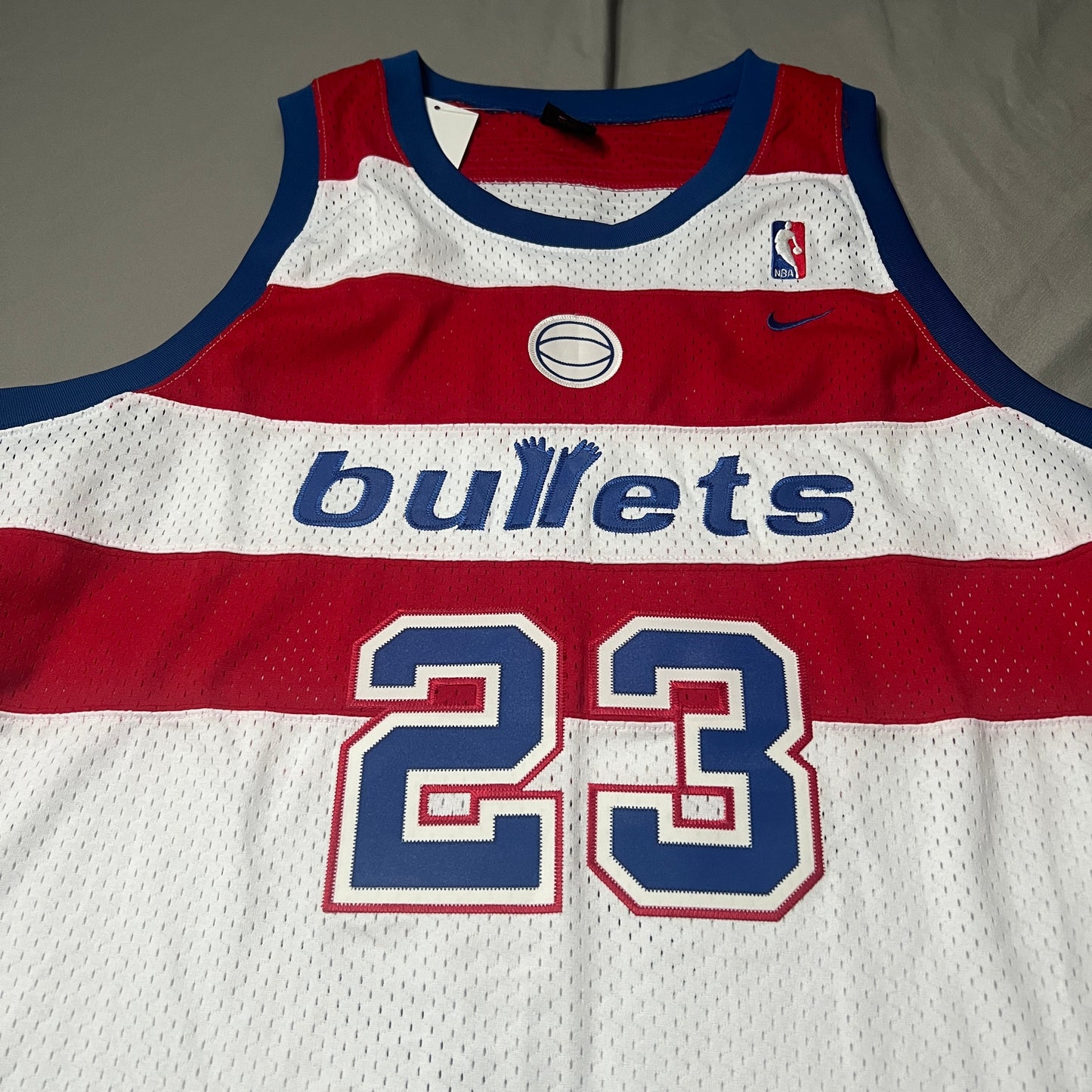 Vintage Michael Jordan Washington Bullets Jersey Mens 4XL XXXXL #23 Nike