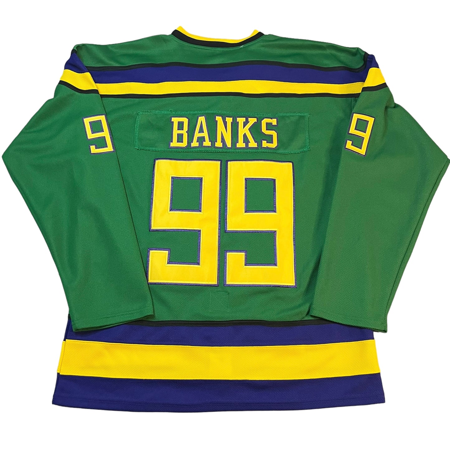 Adam Banks #99 Mighty Ducks Movie Hockey Jersey Mens Small